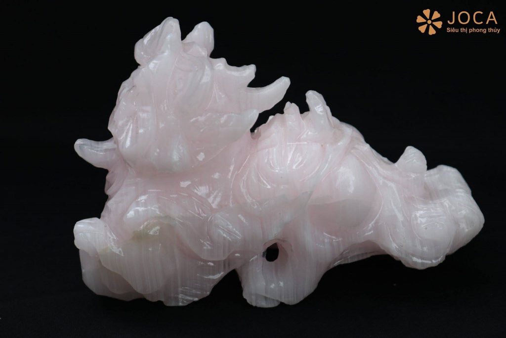Tỳ hưu đá thạch anh hồng
