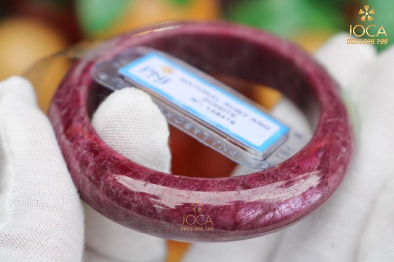Vòng Tay Đá Ruby Nguyên Khối